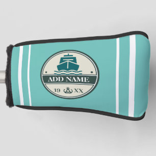 Blue Anchor Nautical Welcome yacht sailing Boat Golf Head Cover