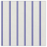 [ Thumbnail: Blue and Beige Striped/Lined Pattern Fabric ]