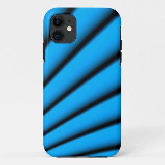 Blue and Black abstract iPhone 11 Case