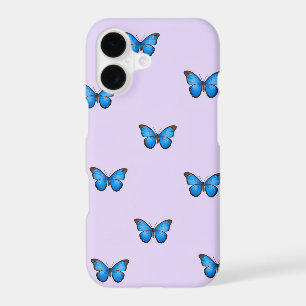 Blue and Black Butterflies iPhone 17 Case