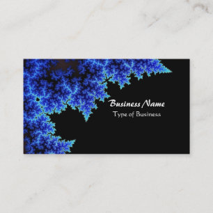 Blue and Black Classy Branches Business Card