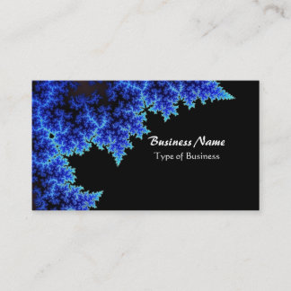 Blue and Black Classy Branches Business Card