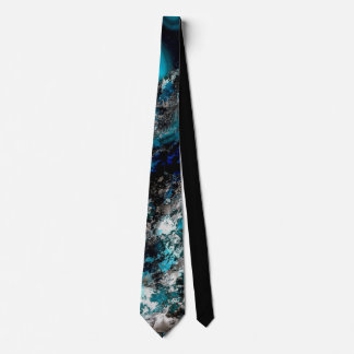 Blue and Black Gradient Neck Tie