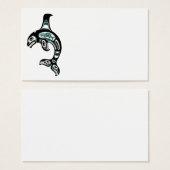 Blue and Black Haida Spirit Killer Whale (Front & Back)