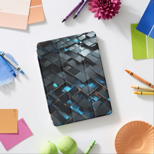 Blue and Black iPad Smart Case