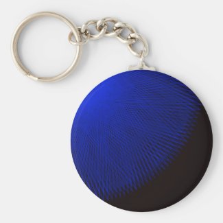 blue and black keychain