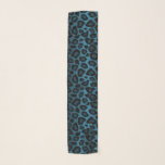 Blue and Black Leopard Print  Scarf<br><div class="desc">🥇AN ORIGINAL COPYRIGHT DESIGN by Donna Siegrist ONLY AVAILABLE ON ZAZZLE! Blue and Black Leopard Print. Available in several colors. ⭐99% of my designs in my store are done in layers. This makes it easy for you to resize and move the graphics and text around so that it will fit...</div>