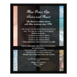 Blue and Black Luxury Spa Resort Theme Flyer