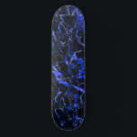 Blue and Black Marble, Skateboard<br><div class="desc">Blue and Black Marble</div>