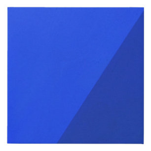 Blue and black wooden board faux canvas print