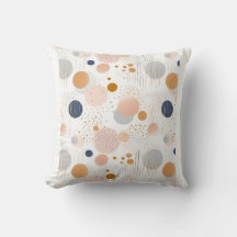 Blue and Brown Abstract Color DesignFleece Blanket