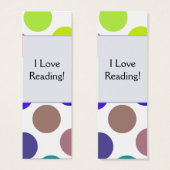 Blue And Brown Colorful Dots (Front & Back)