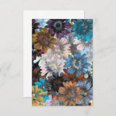 Blue and brown floral (Front/Back)