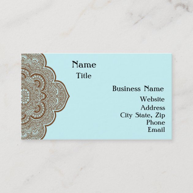 Professional Business Card With Mandala Background In Pink And Blue  Template Download on Pngtree