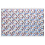 Blue and Brown  Hipster Goats -  GetYerGoat™ Fabric