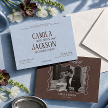 Blue and Brown Wedding 