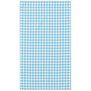 Blue and Cream Checkerboard Tablecloth