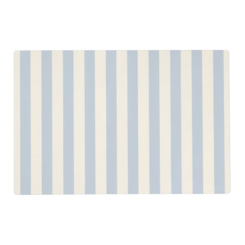 Blue and Cream Striped Placemat