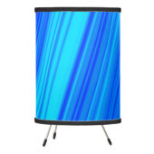 Blue and Cyan Lines Pattern Lamp (Left)