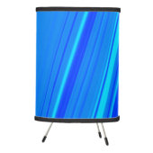 Blue and Cyan Lines Pattern Lamp (Right)