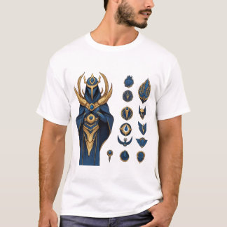 Blue and Gold Armor - League of Legends T-Shirt