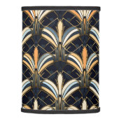 Blue and Gold Art Deco Lamp Shade (Right)