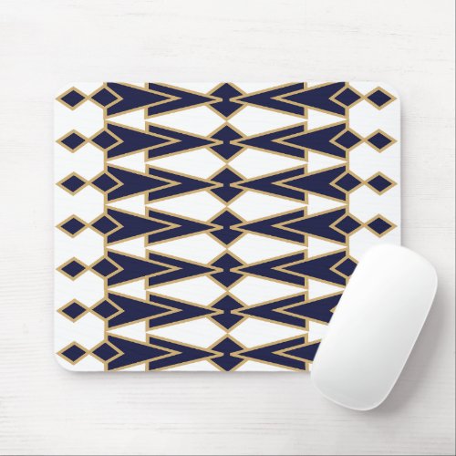 Blue and Gold Bowties  Mouse Pad