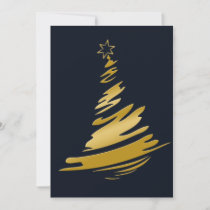 blue and gold Business Holiday Greetings