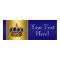 Blue and Gold Crown Prince Baby Shower Banner