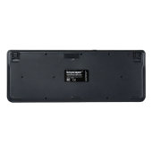 Blue and Gold Custom Wireless Keyboard (Back)