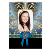 Blue and gold damask (Front)