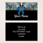 Blue and gold damask (Front & Back)