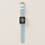 Blue and Gold design  Apple Watch Band
