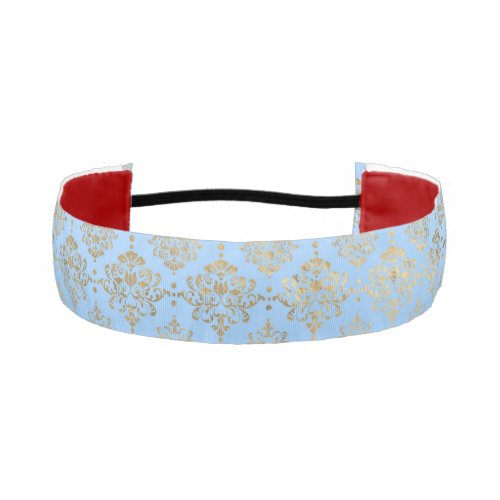 Blue and Gold design  Athletic Headband