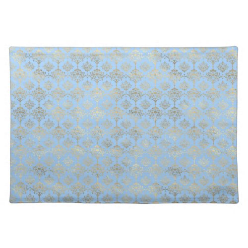 Blue and Gold design  Cloth Placemat
