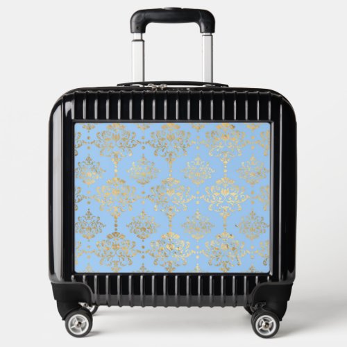 Blue and Gold design  Luggage