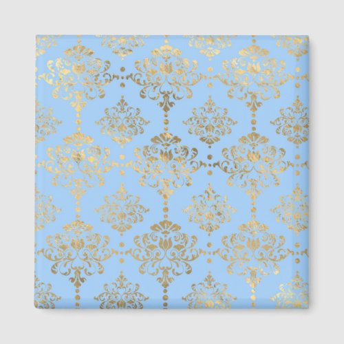 Blue and Gold design  Magnet