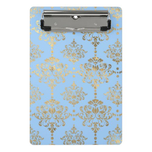 Blue and Gold design  Mini Clipboard