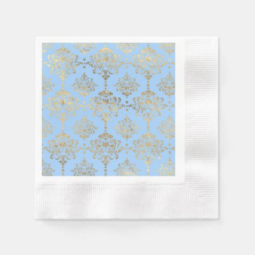 Blue and Gold design  Napkins