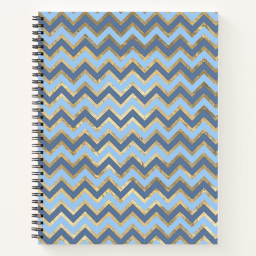 Blue and Gold design Notebook