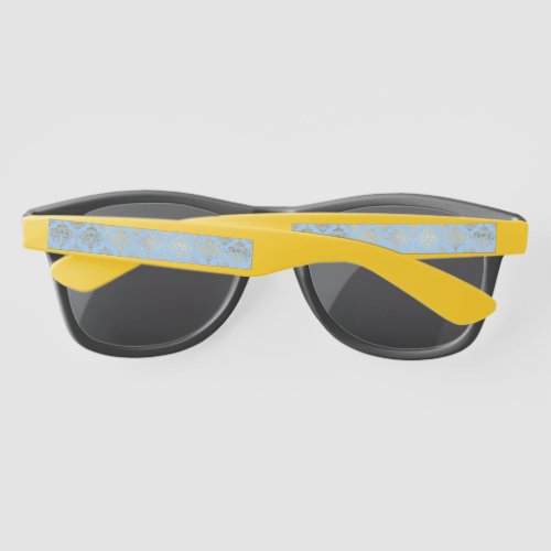 Blue and Gold design  Sunglasses