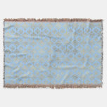 Blue and Gold design  Throw Blanket