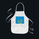 Blue and Gold Dreidel Children's Apron<br><div class="desc">This tiny apron would be a great Chanukah gift, or get it for year round crafts and gifts.</div>