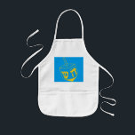 Blue and Gold Dreidel Children's Apron<br><div class="desc">This tiny apron would be a great Chanukah gift,  or get it for year round crafts and gifts.</div>