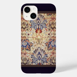 Blue And Gold Flowers Case-Mate iPhone 14 Case
