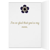 Blue and Gold Fractal Art Floral Bouquet (Inside (Left))