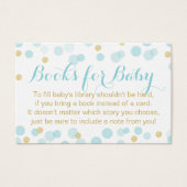 Blue and Gold Glitter Confetti Books For Baby (Front)