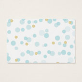 Blue and Gold Glitter Confetti Books For Baby (Back)