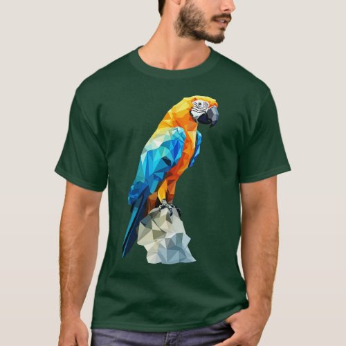 Blue and gold macaw 26 T_Shirt