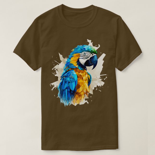 Blue and gold macaw 2 T-Shirt (Design Front)